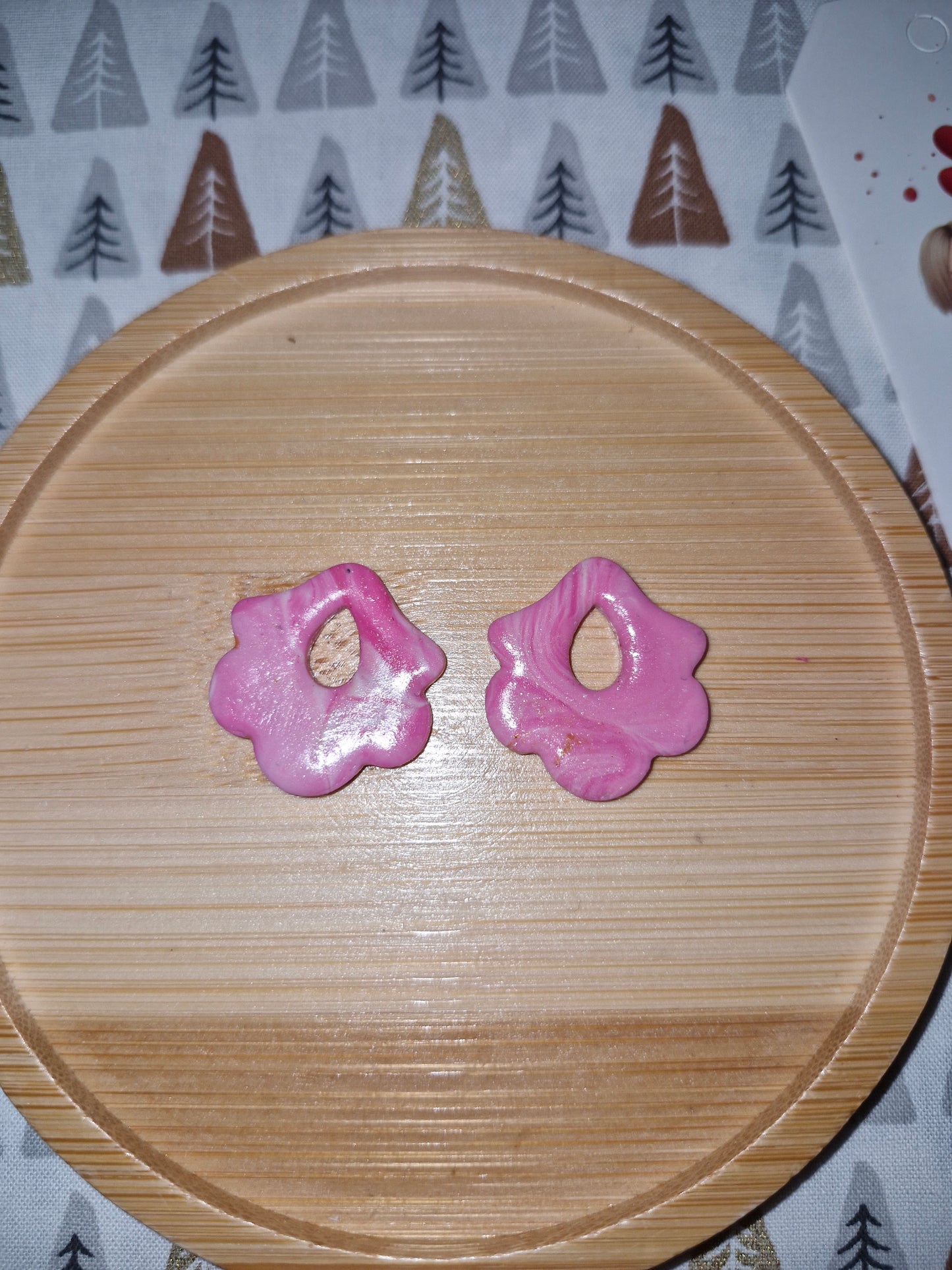 Pampilles rose et blanc