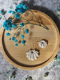 Duo coquillage blanc