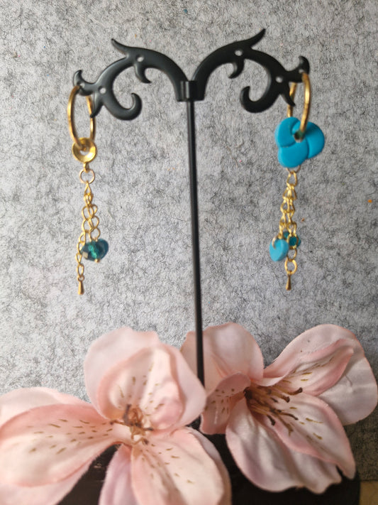 Pampilles et pendentifs turquoise