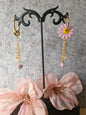 Pampilles et pendentifs rose