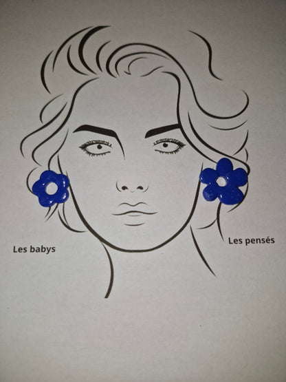 Les classiques " Bleu brillant "