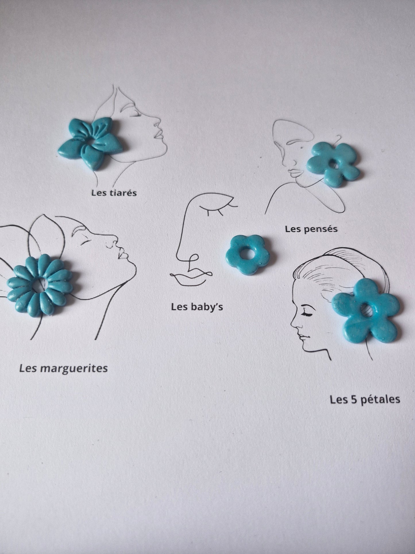 Les classiques " Bleu menthe "