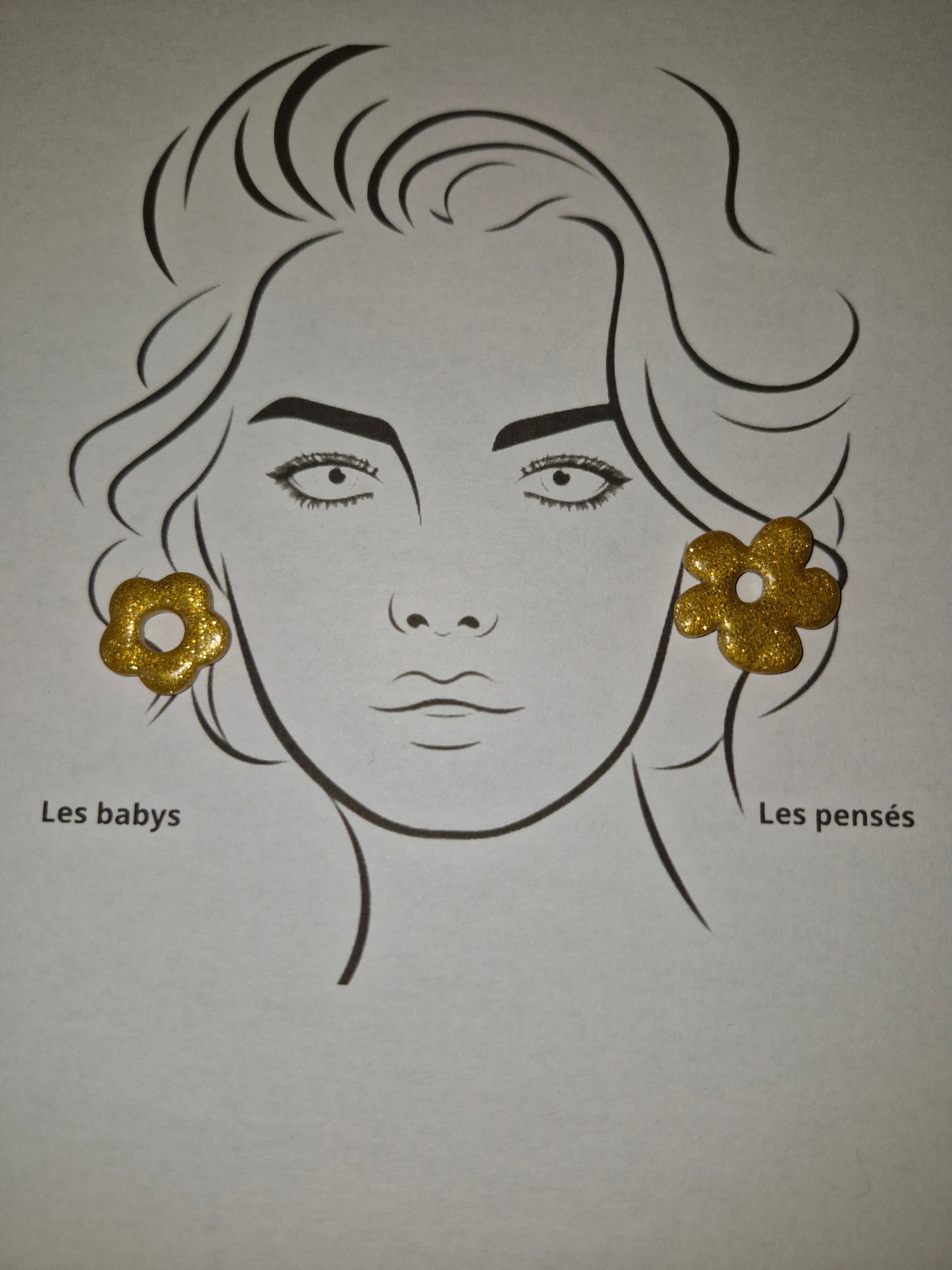 Les classiques " Or paillettes "